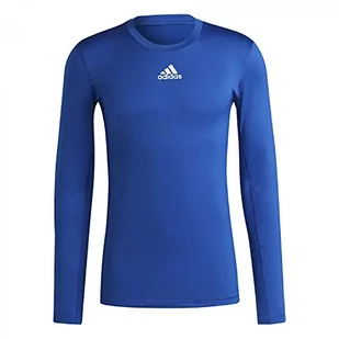 Adidas Koszulka męska Techfit z długim rękawem i ciepłym topem niebieski niebieski XXL H23127 - Koszulki męskie - miniaturka - grafika 1
