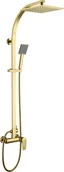 Zestawy prysznicowe - Blue Water Zestaw kabinowo-prysznicowy natynkowy MONACO MON-ZKPN.400 kolor złoty BW-5901730616200) - miniaturka - grafika 1