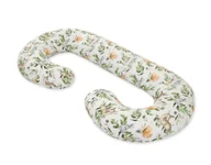 Poduszki do karmienia - Poduszka ciążowa typ C zdejmowana poszewka poduszka dla kobiet w ciąży, do karmienia -Woodland green - miniaturka - grafika 1