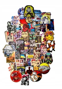 Naklejki STAR WARS - 50szt - Gadżety dla graczy - miniaturka - grafika 1