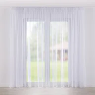 Firany - Firana na taśmie, biały z wzorem, Woale i firany - miniaturka - grafika 1