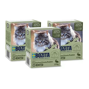 Bozita Cat Królik W Galaretce 3x370g B-4916 - Mokra karma dla kotów - miniaturka - grafika 1