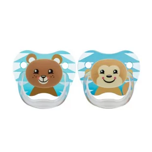 Dr Browns Smoczek ortodontyczny PreVent Motyl 6-12m kolekcja zwierzęta niebieski 2pak - Dr.Browns - Smoczki uspokajające - miniaturka - grafika 2