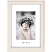 Ramki na zdjęcia - Różowa ramka ścienna Styler Malaga, 28x37 cm - miniaturka - grafika 1