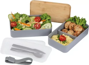 Pudełko na lunch z dwiema przegródkami - Lunch boxy - miniaturka - grafika 1
