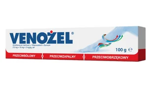 Polfa Venożel, żel o potrójnym działaniu przeciwbólowym, przeciwzapalnym i przeciwobrzękowym, 100 g - Stawy, mięśnie, kości - miniaturka - grafika 1