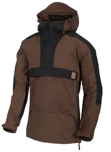 Kurtka Helikon-Tex Anorak Woodsman - Brązowa/Czarna - Odzież taktyczna i umundurowanie - miniaturka - grafika 1