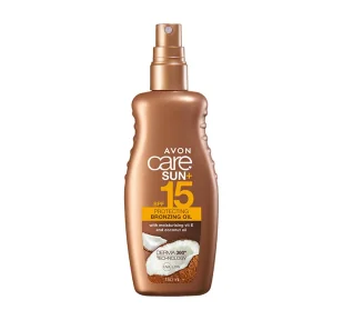 Avon Sun, Olejek Przyśpieszający Opalenie, Spf 15, 150ml - Balsamy i kremy do opalania - miniaturka - grafika 1