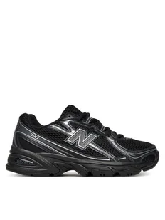 New Balance Sneakersy GR740BM Czarny - Buty dla dziewczynek - miniaturka - grafika 1