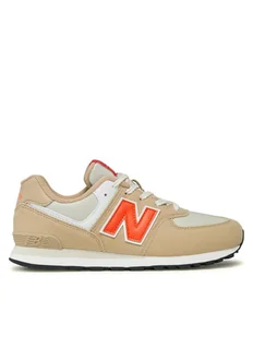 New Balance Sneakersy GC574HBO Beżowy - Buty dla dziewczynek - miniaturka - grafika 1
