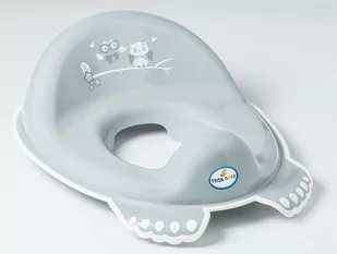 Tega Baby Baby Baby Sowa nakładka antypoślizgowa na sedes Szara - Nocniki - miniaturka - grafika 1