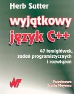 Systemy operacyjne i oprogramowanie - Wyjątkowy język C++. 47 łamigłówek, zadań programistycznych i rozwiązań - miniaturka - grafika 1
