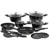 Zestawy garnków i patelni - Klausberg Zestaw garnków granitowych15 elem KB-7322 KB-7322 - miniaturka - grafika 1