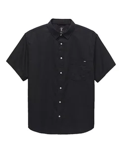 Vans Koszula Męska Lawson Solid SS Woven Black VN000M13BLK1 XL - Koszule męskie - miniaturka - grafika 1