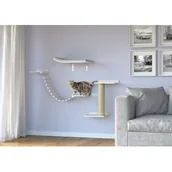 Drapaki dla kotów - AniOne Zestaw naścienny do wspinania i drapania - miniaturka - grafika 1