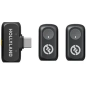 Mikrofony komputerowe - System bezprzewodowy HOLLYLAND Lark A1 Mini Duo USB-C Szary - miniaturka - grafika 1
