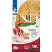 Sucha karma dla kotów - Sucha karma dla kotów sterylizowanych FARMINA N&amp;D Ancestral Grain z kurczakiem i granatem 1.5kg (8010276030481) - miniaturka - grafika 1