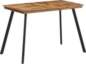 Stoły - vidaXL Stół ogrodowy, 120x62x76 cm, lite drewno tekowe - miniaturka - grafika 1