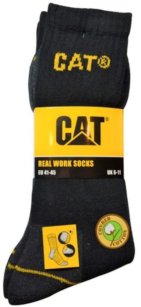 Caterpillar Skarpetki męskie Real Work rozmiar uniwersalny 3-pak