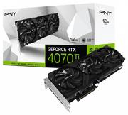 Karty graficzne - PNY GeForce RTX 4070 Ti VERTO 12GB Triple Fan Edition DLSS 3 - miniaturka - grafika 1