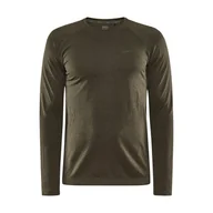 Koszulki sportowe męskie - Męska Bluzka termoaktywna CRAFT CORE DRY ACTIVE COMFORT LS M 1911157-680000 – Oliwkowy - miniaturka - grafika 1
