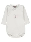 Body dla niemowląt - Niemowlęce body na długi rękaw kremowe Kanz r.62 - miniaturka - grafika 1