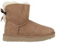 Botki damskie - UGG, Buty damskie, Mini Bailey Bow II, brązowy, rozmiar 41 - miniaturka - grafika 1