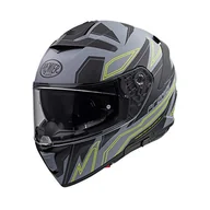 Kaski motocyklowe - Premier HELM DEVIL EL Y GREY BM, SZARY/CZARNY/ŻÓŁ, XXL - miniaturka - grafika 1