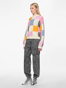 Pieces Sweter w kolorze kremowym - Swetry damskie - miniaturka - grafika 1