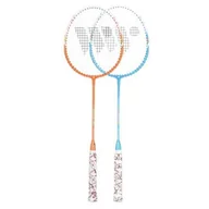 Badminton - Wish RAKIETY DO BADMINTONA ALUMTEC 55K NIEB-POMARAŃCZO 2SZT + LOTKI 3SZT ZADZWOŃ 600-555-801 ! 14-20-010 - miniaturka - grafika 1