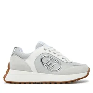 Sneakersy damskie - Sneakersy Liu Jo BA5001 PX601 Srebrny - miniaturka - grafika 1