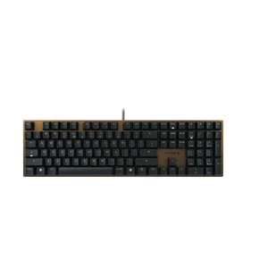CHERRY KC 200 MX klawiatura USB QWERTY Angielski Czarny, Brąz G80-3950LHBEU-2 - Klawiatury - miniaturka - grafika 1