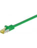 Kable miedziane - Goobay Patchcord S/FTP, Cat7, PIMF, 1m, zielony 91586 - miniaturka - grafika 1