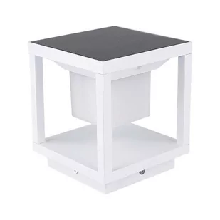 Słupek Ogrodowy Solarny V-TAC 2W LED 2-funkcje IP65 Biały VT-11022 3000K 90lm 3 Lata Gwarancji - Lampy ogrodowe - miniaturka - grafika 1