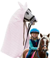 Maskotki i pluszaki - Peleryna dla Hobby Horse Kocyk Okrycie derka ozdobne ubranko + nauszniki - miniaturka - grafika 1