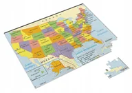 Puzzle - Puzzle USA STANY ŚWIĄTECZNE A3 252 el. z Nadrukiem Dowolne IMIĘ + Pudełko 2 - miniaturka - grafika 1