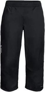 Vaude VAUDE Drop Spodnie 3/4 Mężczyźni, black L 2020 Spodenki rowerowe 413560105400 - Spodnie rowerowe - miniaturka - grafika 1