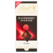Czekolada - Lindt EXCELLENCE RASPBERRY INTENSE 100G 44368504 - miniaturka - grafika 1
