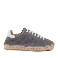 Espadryle męskie - Espadryle QUAZI QZ-63-04-000621 Szary - miniaturka - grafika 1