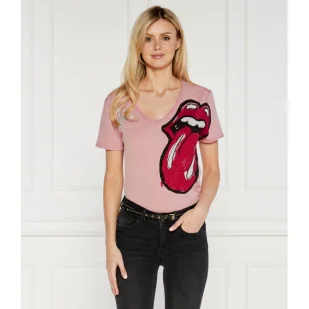 Desigual T-shirt ROLLING | Regular Fit - Koszulki i topy damskie - miniaturka - grafika 1