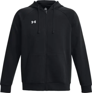 Bluza męska Under Armour Rival Fleece FZ Hoodie czarna 1379767 001-XL - Bluzy męskie - miniaturka - grafika 1