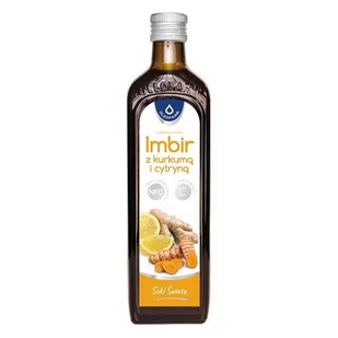 Oleofarm, Sok z imbiru, kurkumy i cytryny, 490 ml - Syropy i koncentraty owocowe - miniaturka - grafika 1