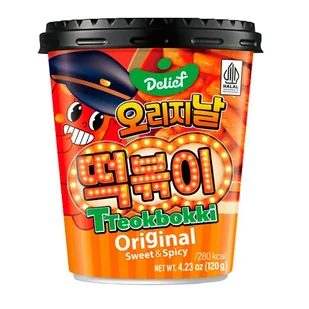 Delief Tteokbokki Sweet & Spicy 120g - Szybkie dania obiadowe - miniaturka - grafika 1