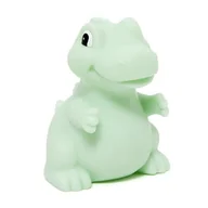 Wyposażenie pokoiku dziecięcego - Petit Monkey Petit Monkey - Miękka pastelowa lampka nocna LED T-rex  miętowy - miniaturka - grafika 1