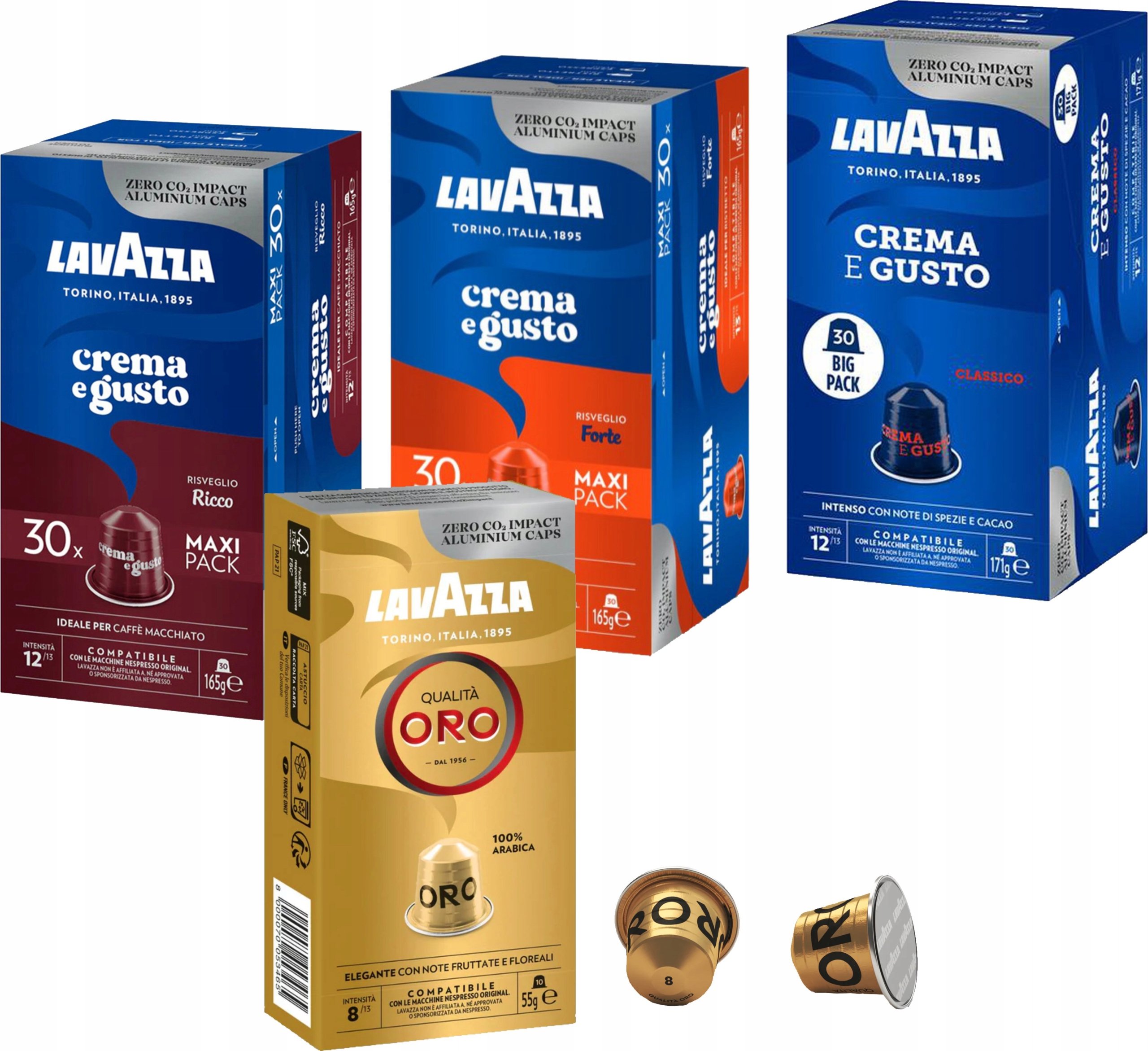 Kapsułki do Nespresso Lavazza Mix 100 sztuk