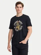 Koszulki męskie - Blend T-Shirt 20717743 Czarny Regular Fit - miniaturka - grafika 1