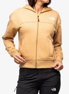 Bluzy sportowe damskie - Bluza damska The North Face Essential FZ Hoodie - almond butter - miniaturka - grafika 1