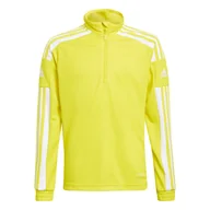 Bluzy dla chłopców - Dziecięca Bluza ADIDAS SQ21 TR TOP Y GP6468 – Żółty - miniaturka - grafika 1