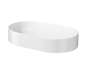 Cersanit Inverto Umywalka nablatowa 60x35 cm biała EcoBox K671-009-ECO - Umywalki - miniaturka - grafika 1