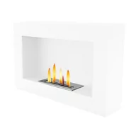 Biokominki - Biokominek wiszący 70x40 BOX Biały UNIFLAM - miniaturka - grafika 1